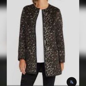 Women's Leopard Print Coat